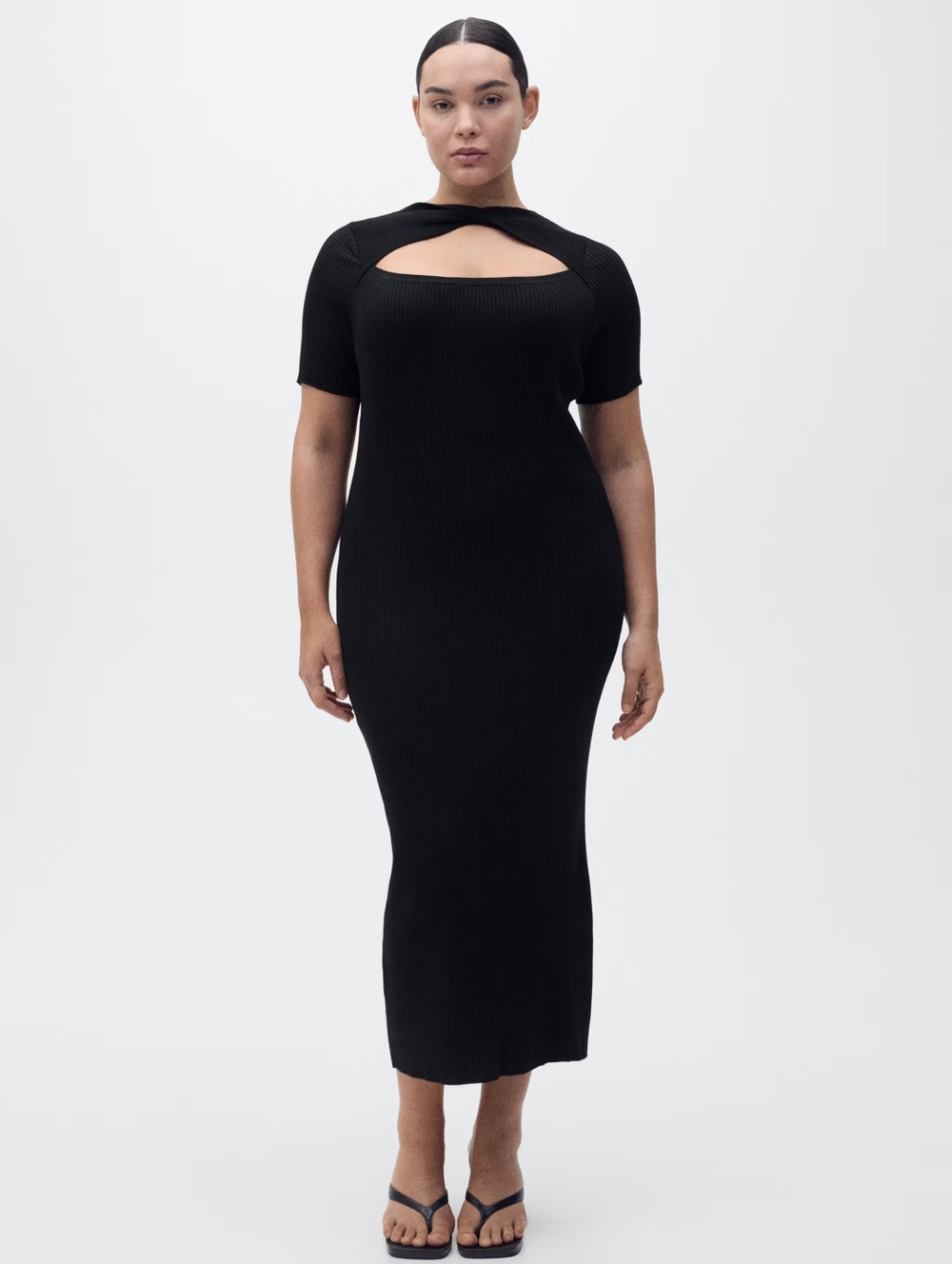 MANGO Ribbed Dress - Picture 5 of 7